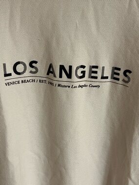 Los Angeles Venice Beach Short Sleeve Tee - Cream